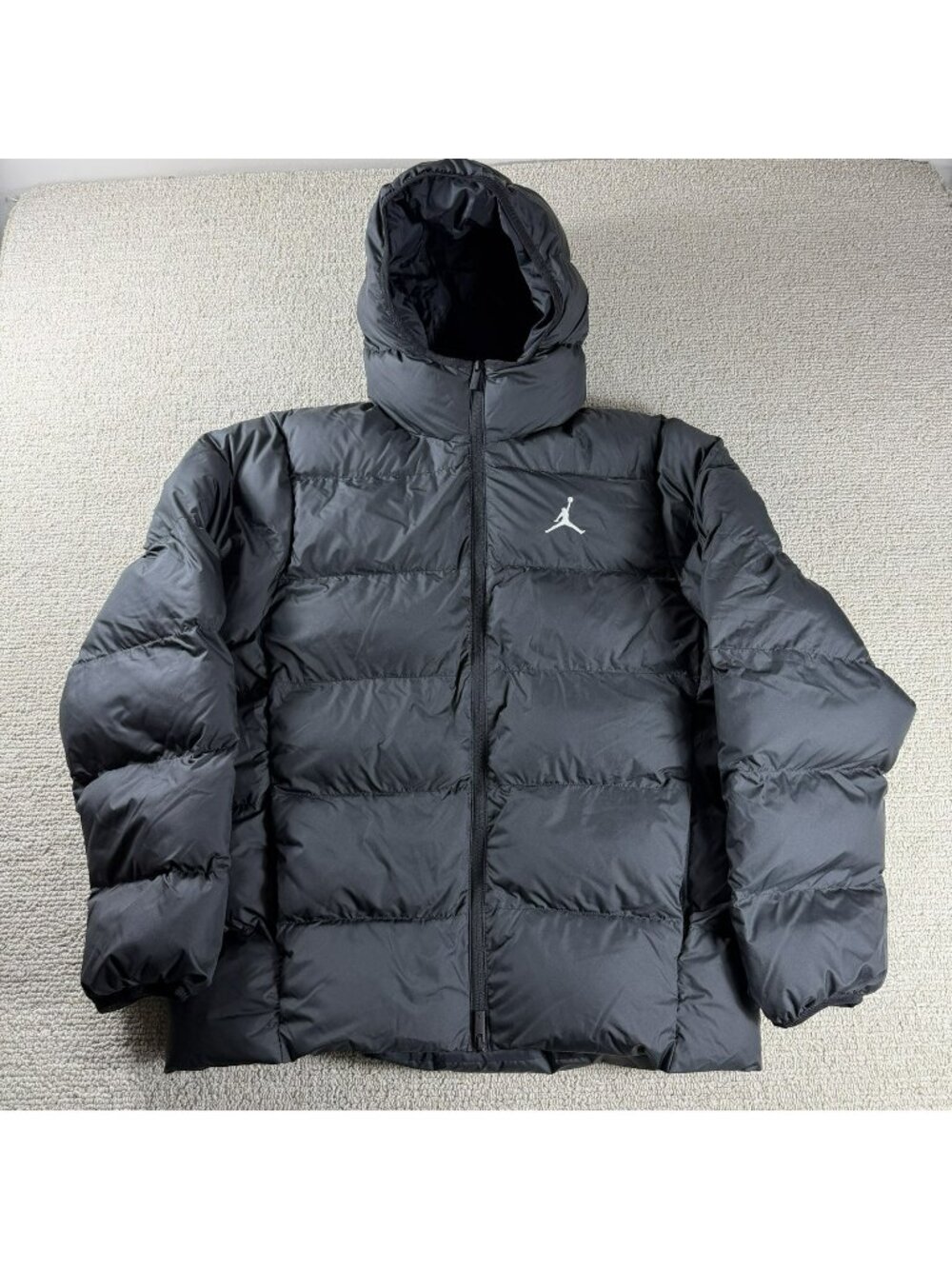 Nike Air Jordan Brooklyn Jumpman Puffer Jacket Black Men’s Size Large